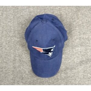 New‎ England Patriots Baseball Cap Reebok Cotton Embroidered Logo Navy Hook Loop